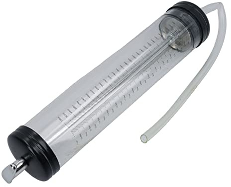 AB Tools 550ml Oil Fluid Suction Vacuum Transfer Syringe Pump Gearbox Extractor Filler