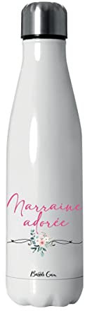 Bouteille isotherme sublimée - Marraine adorée