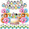 Pinguin Party Supplies 37 Stück - Geburtstag Deko Set Mit Luftballons, Torte Topper, Banner für Kinder