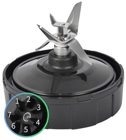 pour Ninja Blast Blending Blade pour Ninja Blenders 3In1 Pièces de Robot Culinaire 1500 W Noir Plastique Métal 1000W 1500W Blender Juicer Extracteur de Jus de Remplacement Lame