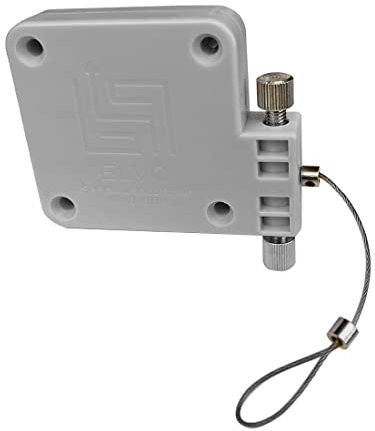 Lily's Home Automatischer Türschließer, Schiebetürschließer, automatischer Türschließer, Sturm, Tor, stanzfrei und mit voller Kontrolle über die Schließgeschwindigkeit und Stärke. (Einzelbett, Weiß)