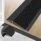 Gaahing Aluminum Floor Transition Threshold Strip, Bridge The Height Gap Between 0.75 to 4cm for Doorway, Threshold, Transition Between Tile and Laminate Planks (0.9m x 100mm, Matte Black)