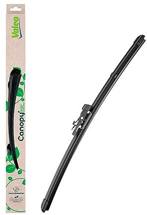 VALEO Canopy - CAN60 - Flachbalkenwischer Basierend Auf Natürlichen Und Recycelten Materialien - Länge: 550mm Vorne (Beinhaltet: 1 Scheibenwischer)