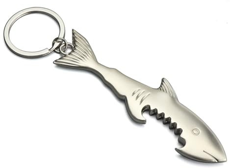 Porte-Clés Porte-Clefs Créatif Décapsuleur Requin Pendentif Décapsuleur Pendentif Porte-Clefs De Voiture Pendentif Cadeau Décoratif