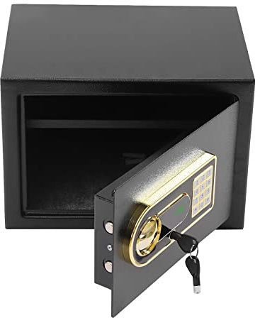 Digital Safe, Möbeltresor mit Zahlenschloss Notschlüsseln Feuerfeste Wasserdichte Tasche Tresor Safe für Schränken Studien Nachttischen Registrierkassen Hotels Büros (22L)