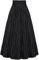 Damen Mittelalter Rock Lang Hohe Taille Lace-up Cosplay Maxirock Piraten Rock Schwarz L