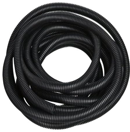 MOCNT Conduit Cable Auto Non Split Loom Tubing Wire Polyethylene Corrugated Flexible Conduit Tube Cable Management Sleeve Protection Pipe Cable Tidy Organiser Trunking 25mm 10meter
