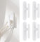 RUGBOL 4 Pcs Quality Blind Cord Safety Device, Blind Cord Hooks Adhesive Wall Hook Cleat Hooks Stick on Blinds for Windows Stick to The Wall (White)