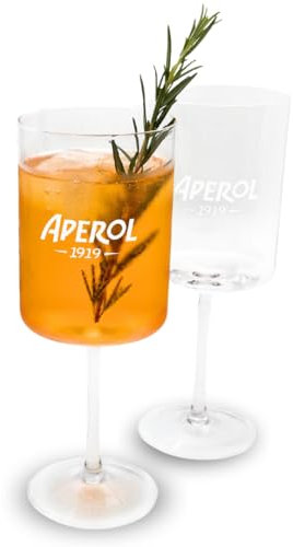 Maxito Original Aperol Spritz Gläser ∣ 2er Set ∣ Modernes Design für Cocktail Gläser ∣ Ideal als Aperol Spritz Geschenkset ∣ Aperol Geschenk ∣ Trinkgläser Set