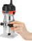 Fresadora De Superficie Madera Rebajadora Compacta Eléctrica Herramienta Portátil Para Trabajar la Con Router Bits DIY 800 W 30000 r/min Recortadora Herramienta Procesamiento Puertas Armarios Muebles