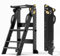 Helangel Tour d'observation Montessori Pliable,modèle actualisé Tour Montessori Pliable de 1 to 3 Years Old Observation Tower for Children Montessori Learning Natural Wood Kitchen Helper Safety(Noir)