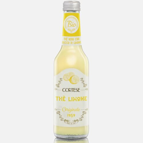 Tè Al Limone Cortese Bevanda Analcolica 1 bottiglia cl. 27,5 Originale 1959