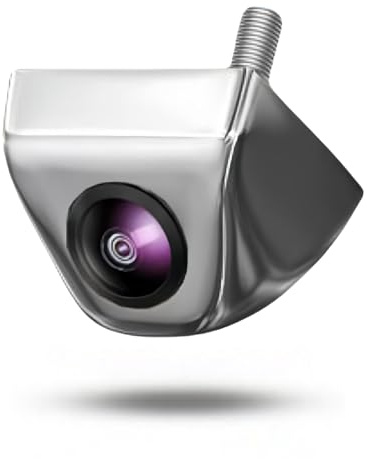 Epronic Front Side Rear Kamera für Auto HD1080P/NTSC, IP68 wasserdichte Rückfahrkamera für Autos mit klarer Nachtsicht, Weitwinkelkamera für LKW SUV RV Pickup (Silber)