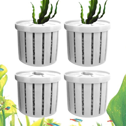 Vasi Per Piante Acquario | Portapiante Pothos Acquario 4 Pezzi,Cestello di Piantagione Stabile e per Decorazione di Acquari Giardini e Angoli