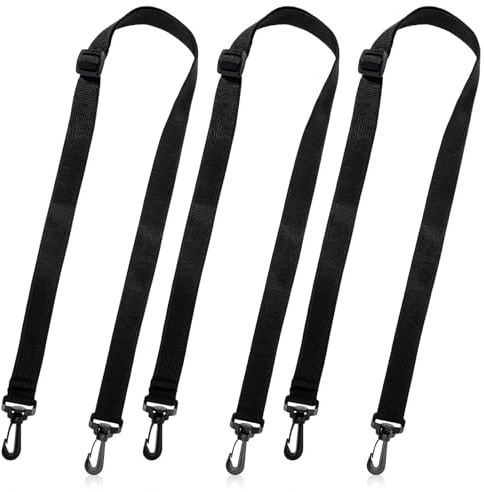 3 Stück Taschengurt Schwarz, Verstellbarer Schultergurt, Verstellbare Gurte Mit Clips, Ersatz Schultergurte, Ersatz-Schultergurte Für Taschen, Taschengurt-Ersatz Für Schultertasche