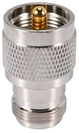 Qusedwey UHF Male PL259 to N Female M/F Straight Coax Adapter