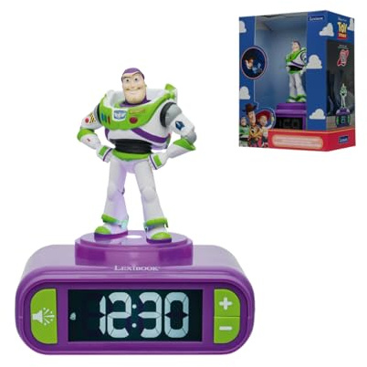 Lexibook, Buzz Lightyear Nightlight Alarm Clock, RL800TS