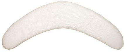 ULLENBOOM ® Baby Stillkissen ohne Bezug (Made in EU) - Innenkissen 190x38 cm, Stillkissen Inlett mit Füllung aus EPS Mikroperlen, besonders leicht & geräuscharm, weiß