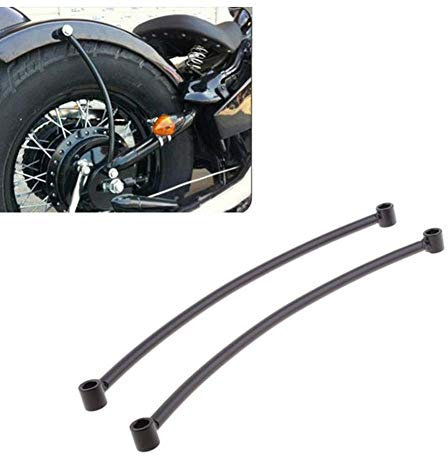 WINBST Support de Moto pour Garde-Boue arrière de Pont arrière de Garde-Boue arrière Noir rétro