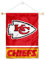 Kansas City Chiefs Banner Window Wall Hanging Flag with Suction Cup