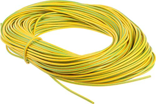 RS PRO Kabelschlauch Grün/Gelb PVC für Kabel-Ø 2mm, Länge 50m, Packung a 50 Meter