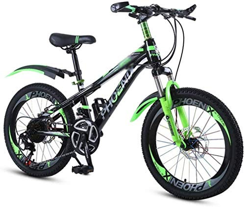 MU Fahrräder Schulkinder Fahrrad 18 Zoll 20 Zoll-Junge Und Mädchen Im Freien Fahrradbergsteigen Mountainbike Variable Speed ​​Fahrrad,Grün,20Inches
