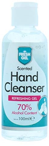 Fresh Gel 100Ml Hand Cleanser Gel 70% Alcohol, 48 Bottles!!