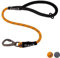 Floxik Kurzführer orange für Hunde ⌀ 8mm | reflektierende Kurzleine aus Kletterseilmaterial | optimal fürs Leinentraining & Freilauftraining