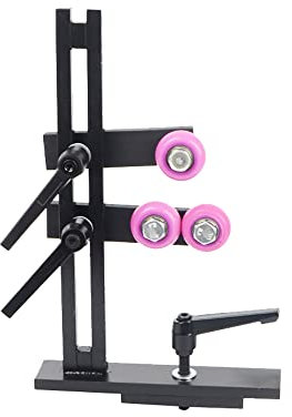 Toplionace Einstellbare Holzbearbeitung Drehmaschine Mittel Rahmenhalterung Drehbank Querstabilisator L-typ Drehmaschine Mittelkonsole Bereich 20-120mm