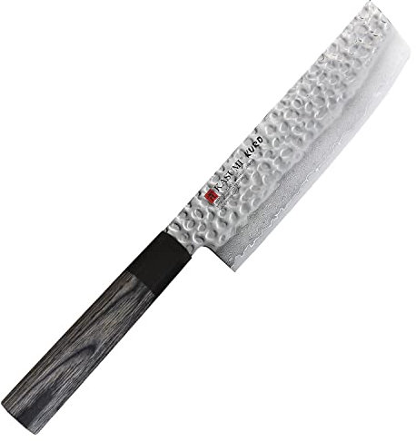 Kasumi Kuro Couteau japonais Nakiri 16,5 cm gris/noir