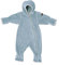 Sterntaler Baby Jungen Melange Overall - Microfleece Mit Stickerei Und Reißverschluss - Rauchgrau, 68
