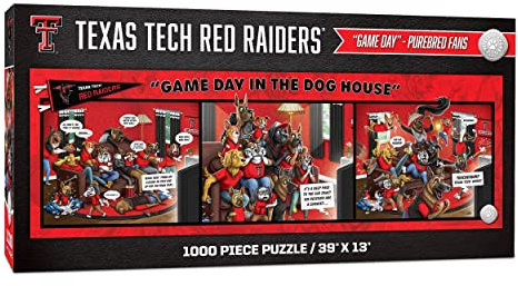 YouTheFan NCAA Texas Tech Red Raiders Game Day in The Dog House 1000 Teile Puzzle