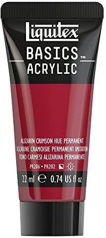 Liquitex Basics Acrylique Tube 22 ml Alizarine Cramoisie Permanent Imitation ROW