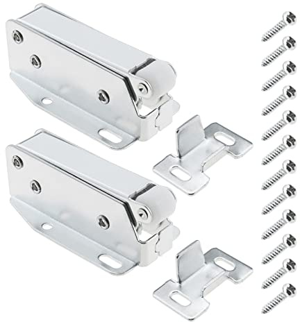 SG Store Lot de 2 loquets tactiles pour porte de grenier - Ouverture automatique - Pour porte de grenier - Pour armoire de cuisine, chambre à coucher, armoire de salon