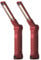 Coquimbo LED Torch Rechargeable Work Light, Gifts for Men Dad Him Inspection Lamp Light with Magnetic Base 360° Rotate Camping Grill Lights (2 Pack, Red)