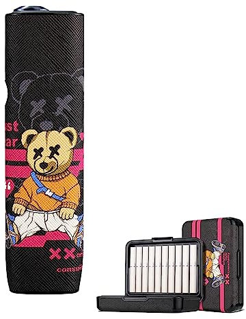 Cover for iQOS Sigarette Custodia+For iqos (only for iluma one )PU Custodia protettiva Heets e accessori, custodia per sigarette da viaggio