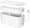 LogiLink LPS281U - Kabelbox mit 5-Fach-Steckdosenleiste inkl. 3X USB, Farbe: Weiß