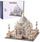 FULHOLPE Taj Mahal Bausteine Bausatz, 3950 Klemmbausteine Modular Landmark Architekture Modellbausatz, Micro Bricks Konstruktionsspielzeug Nicht Kompatibel mit Großen Marken