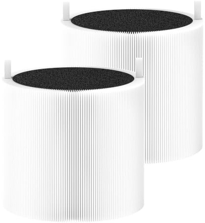 iReijomoi Replacement Air Filter Compatible With Blueair Blue pure 411iMax and 411a Max/Max 3250i / 3250 auto Part Number# F4MAX Air Purifier, H13 True HEPA Activated Carbon Filter(2Pack)