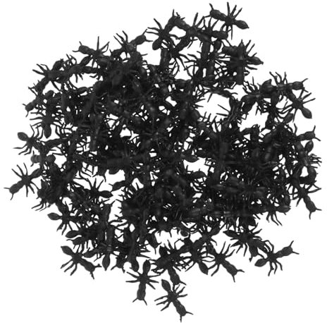 IWOWHERO Kunststoff Ameisenmodell 200 Stück Simulation Miniatur Ameisen Figuren Schreibtisch Dekor Lebensecht Ameisenornament Haushalt Geschenk