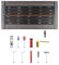 perfk 1/64 skala Parkplatz Auto Modell Display Sammlerstücke Desktop Spielen Matte Unterirdischen Garage, B