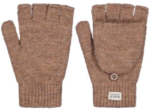 Barts Laksa Fingerless Handschuhe Strickhandschuhe Damenhandschuhe Damen - Winter Herbst-Winter - One Size hellbraun