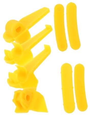 ULTECHNOVO 4sets Car Tire Machine Inserts Kit Nylon Wheel Rim Edge Protectors for Efficient Tire Removal and Fitting Suitable for Personal and Commercial Use