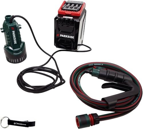 HEADNMORE® Parkside® PRPA 20 - Pompa a batteria da 20 V (senza batteria) + portachiavi