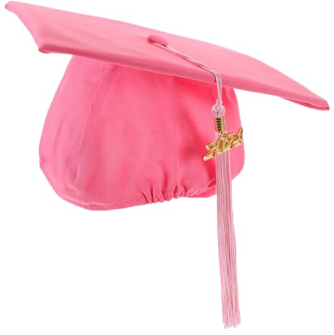 Holibanna Bachelor Cap Mortar Board Tassel Cap for University High School Graduation