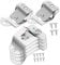 Toddmomy 6Pcs Stainless Steel Microphone Clip Hooks Durable Mobile Radio Holder for Vehicle Use Compatible with Cb Radio Mounts Quality Craftsmanship for Secure Mic Storage