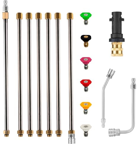 Tool Daily Kit de Rallonges Haute Pression, Adaptateur pour Karcher K2-K7