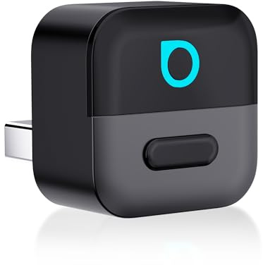 Ottocast Mini Pico, Novedad 2026, Adaptador inalámbrico 2-en-1 CarPlay Android Auto, Cambio de Dispositivo con un Toque, Plug & Play, WiFi 6 y Bluetooth 5.4, Conexión automática para iPhone y Android