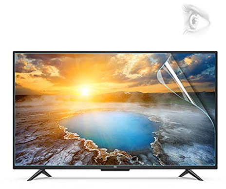 GLETSF Anti Blue Light Screen Protector For 43-65 Inches Tv. Filter Out Blue Light That Relieve Computer Eye Strain-48