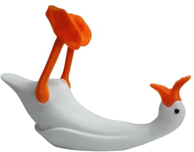 Bodhi2000 Goose Bottle Holder, 15 X 14 X 8 Cm White PLA 3D Printed Wine Rack, Stable Desktop Bottle Display Stand For Kitchen Countertop, Home Bar Shelf, Office Decor, Novelty Gift B